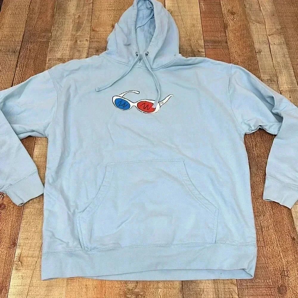 George Not Found 3D Glasses Hoodie Size XL